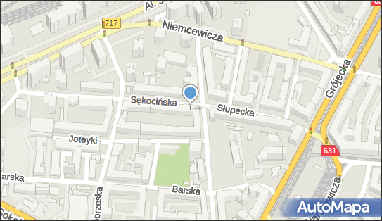 Paczkomat InPost WAW85H, Kaliska 15, Warszawa 02-316