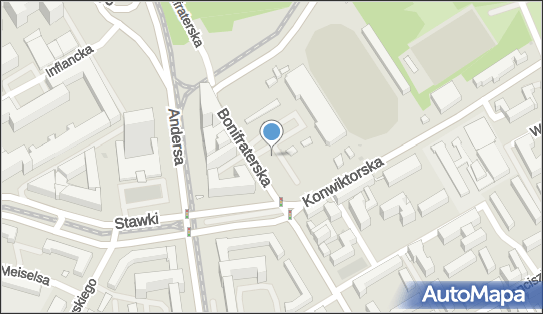 Paczkomat InPost WAW89M, Konwiktorska 6, Warszawa 00-206