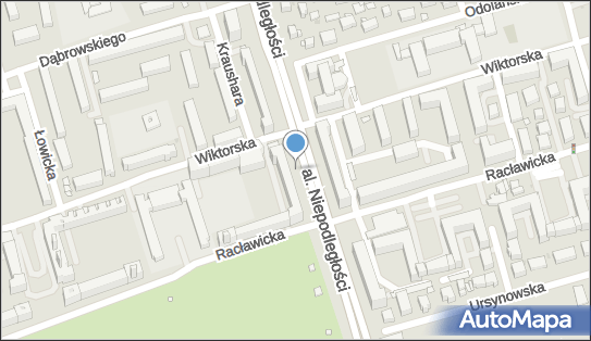 Paczkomat InPost WAW94HP, Al. Niepodległości 119, Warszawa 02-585