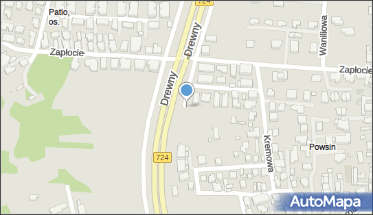 Paczkomat InPost WAW95BAPP, Łukasza Drewny 48, Warszawa 02-968