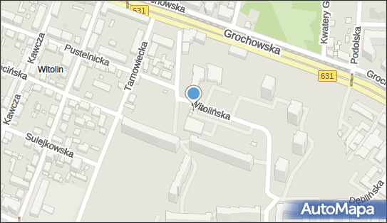 Paczkomat InPost WAW962, Witolińska 7, Warszawa 04-185