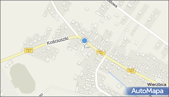 Paczkomat InPost WBN02G, Kościuszki 25A, Wierzbica 26-680