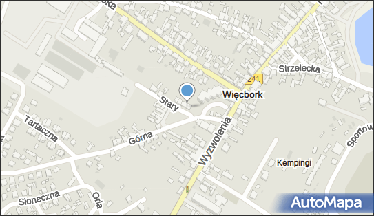 Paczkomat InPost WCB02BAPP, Stary Rynek 7, Więcbork 89-410