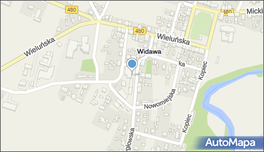 Paczkomat InPost WDA01A, Nowy Rynek 2, Widawa 98-170