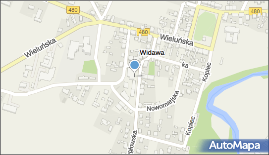 Paczkomat InPost WDA01A, Nowy Rynek 2, Widawa 98-170