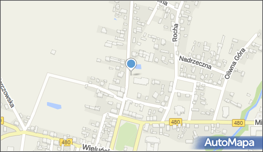Paczkomat InPost WDA01M, Sieradzka 4a, Widawa 98-170