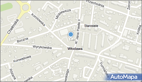 Paczkomat InPost WDW01A, Korolowska 2, Włodawa 22-200