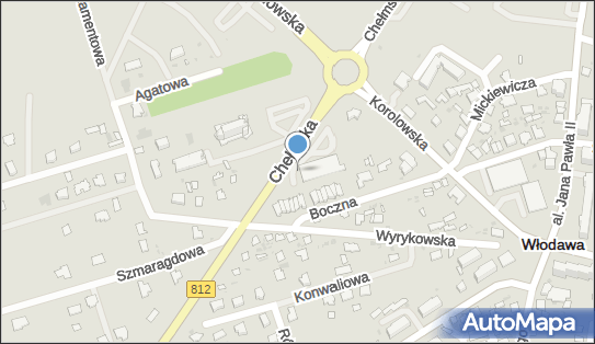 Paczkomat InPost WDW03M, Chełmska 27, Włodawa 22-200