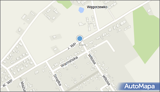 Paczkomat InPost WEG02BAPP, Witosa 2a, Węgorzewo 11-600