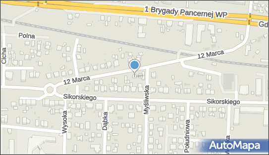 Paczkomat InPost WEJ01A, 12 Marca 151, Wejherowo 84-200