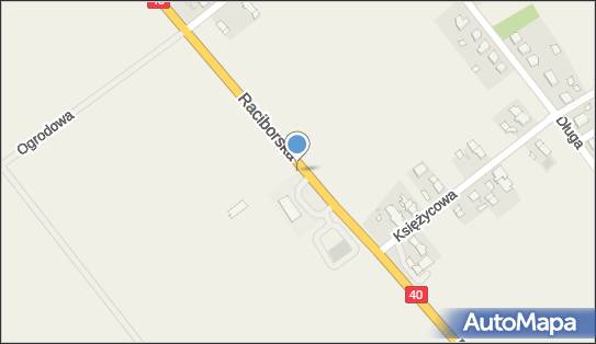 Paczkomat InPost WES01M, Raciborska 20, Większyce 47-208