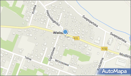 Paczkomat InPost WEW01N, Modlińska 85, Wieliszew 05-135