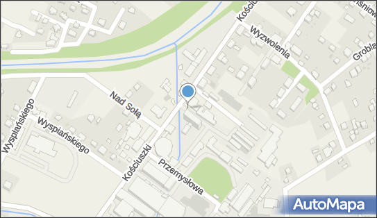 Paczkomat InPost WGO02A, Kościuszki 12D, Węgierska Górka 34-350