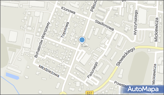 Paczkomat InPost WGR02BAPP, Piłsudskiego 25, Węgrów 07-100