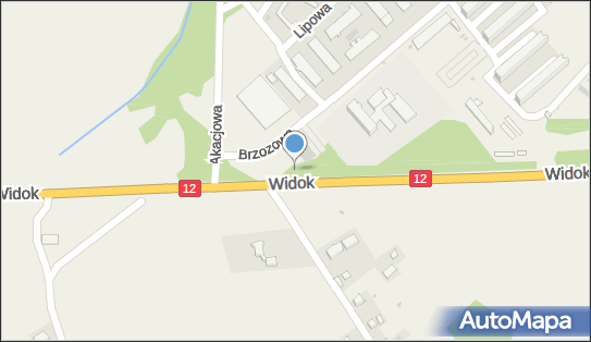 Paczkomat InPost WHE01BAPP, Brzozowa 18, Wiechlice 67-300