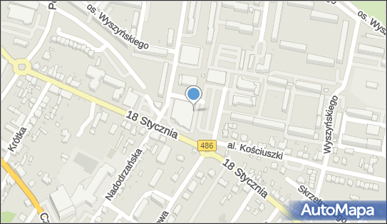 Paczkomat InPost WIE01A, 18 Stycznia 41, Wieluń 98-300