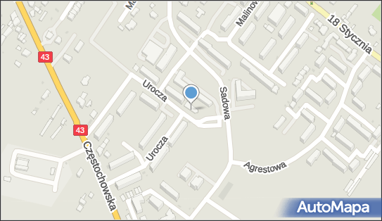 Paczkomat InPost WIE01M, Osiedle Stare Sady 48A, Wieluń 98-300