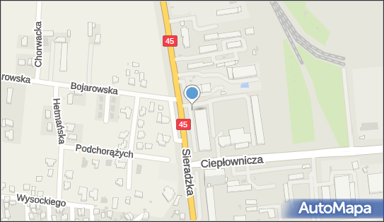 Paczkomat InPost WIE06M, Sieradzka 62a, Wieluń 98-300