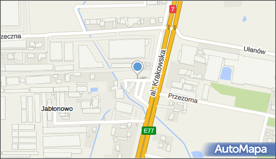 Paczkomat InPost WKO01N, Aleja Krakowska 81A, Wólka Kosowska 05-552