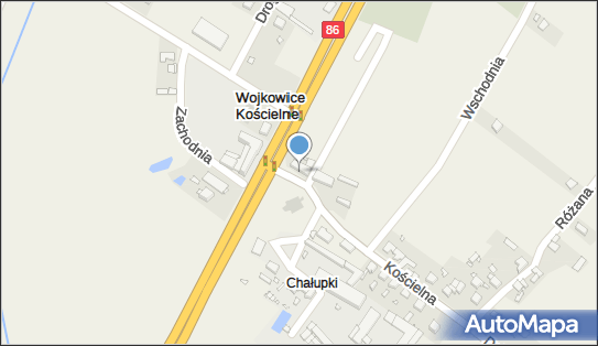 Paczkomat InPost WKQ01M, Kościelna 1, Wojkowice Kościelne 42-510