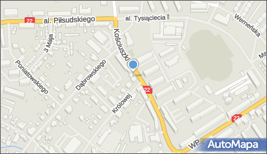 Paczkomat InPost WLA01M, Kościuszki 16, Wałcz 78-600