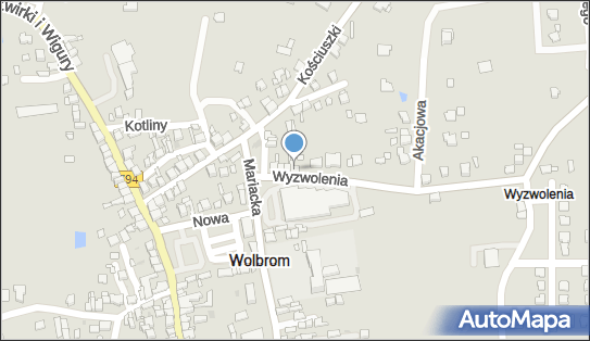 Paczkomat InPost WLB04M, Wyzwolenia 7, Wolbrom 32-340