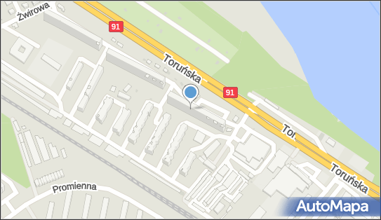 Paczkomat InPost WLO01A, Toruńska 91, Włocławek 87-800