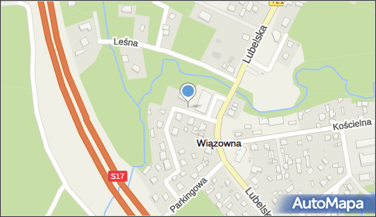 Paczkomat InPost WLU01M, Lubelska 33A, Wiązowna 05-462