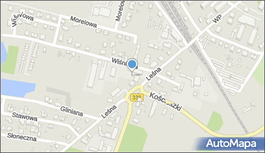 Paczkomat InPost WLW01M, Leśna 8, Wołów 56-100