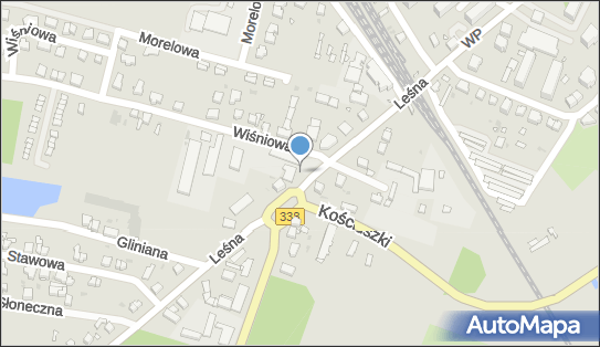 Paczkomat InPost WLW01M, Leśna 8, Wołów 56-100