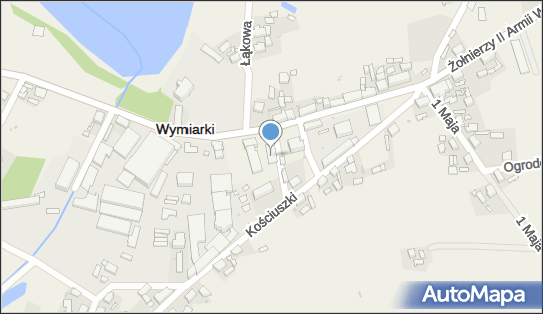 Paczkomat InPost WMK01G, Księcia Witolda 5B, Wymiarki 68-131
