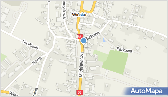 Paczkomat InPost WNO01A, Mickiewicza 7, Wińsko 56-160