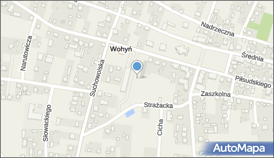 Paczkomat InPost WOH01BAPP, Radzyńska 15, Wohyń 21-310