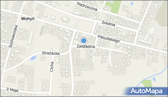 Paczkomat InPost WOH01M, Zaszkolna 4, Wohyń 21-310