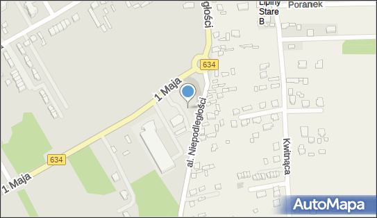 Paczkomat InPost WOL03W, 1 Maja 134, Wołomin 05-200