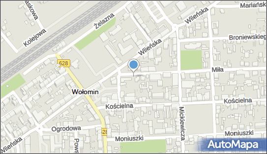 Paczkomat InPost WOL08A, Miła 3, Wołomin 05-200