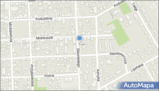 Paczkomat InPost WOL09A, Sikorskiego 29a, Wołomin 05-200