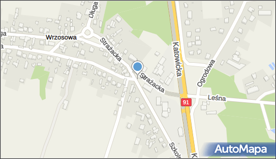 Paczkomat InPost WOS02M, Strażacka 30, Wrzosowa 42-263