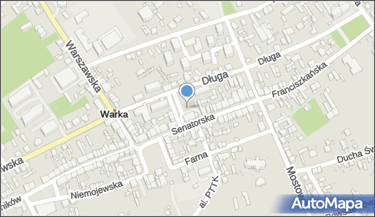 Paczkomat InPost WRK01A, Senatorska 5B, Warka 05-660