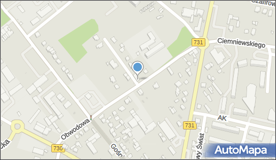 Paczkomat InPost WRK02M, Obwodowa 6, Warka 05-660