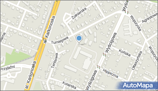 Paczkomat InPost WRO112M, Wyścigowa 35, Wrocław 53-011