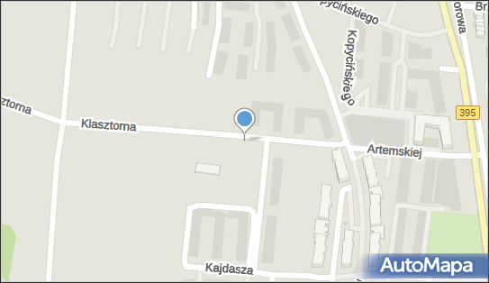 Paczkomat InPost WRO16H, Beaty Artemskiej 9, Wrocław 52-234