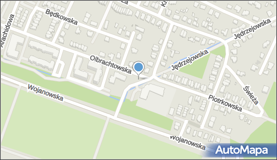 Paczkomat InPost WRO279M, Olbrachtowska 44-48, Wrocław 54-063