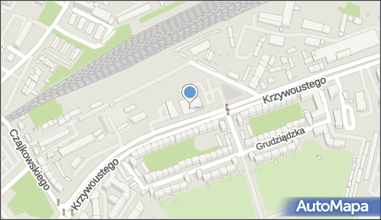 Paczkomat InPost WRO36M, Krzywoustego 30, Wrocław 51-166