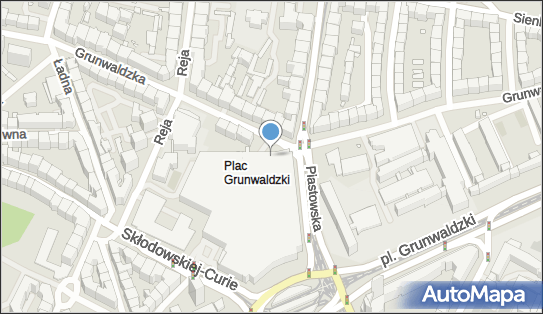 Paczkomat InPost WRO38M, Plac Grunwaldzki 22, Wrocław 50-363