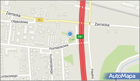 Paczkomat InPost WRO48M, Rumiankowa 1, Wrocław 54-512