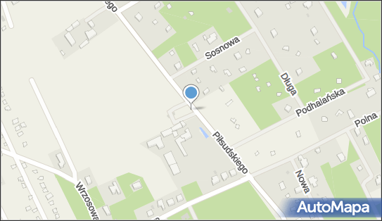 Paczkomat InPost WRX01M, Józefa Piłsudskiego 27, Wrząca 95-083