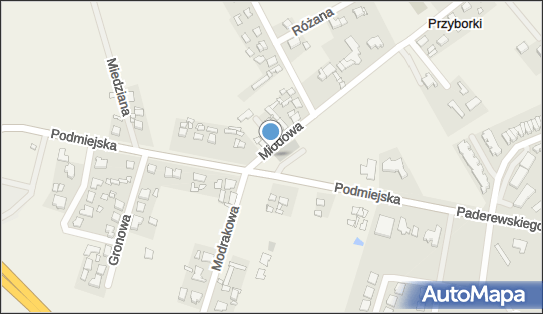 Paczkomat InPost WRZ02BAPP, Podmiejska 2A, Września 62-300