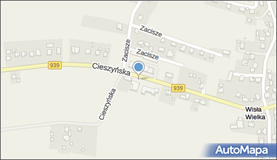 Paczkomat InPost WWL01M, Cieszyńska 25, Wisła Wielka 43-243