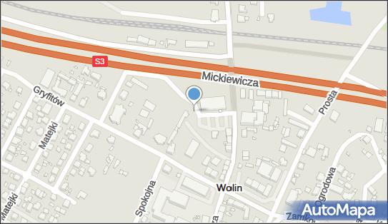 Paczkomat InPost WXN01BAPP, Mickiewicza 2c, Wolin 72-510